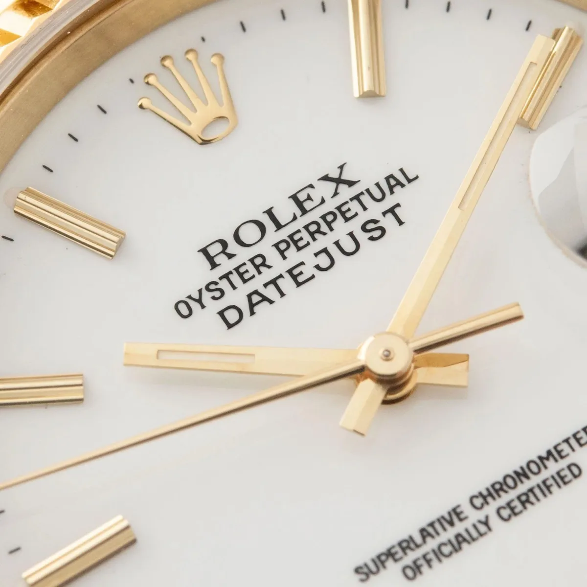 Rolex Datejust ref. 16238 with porcelain dial