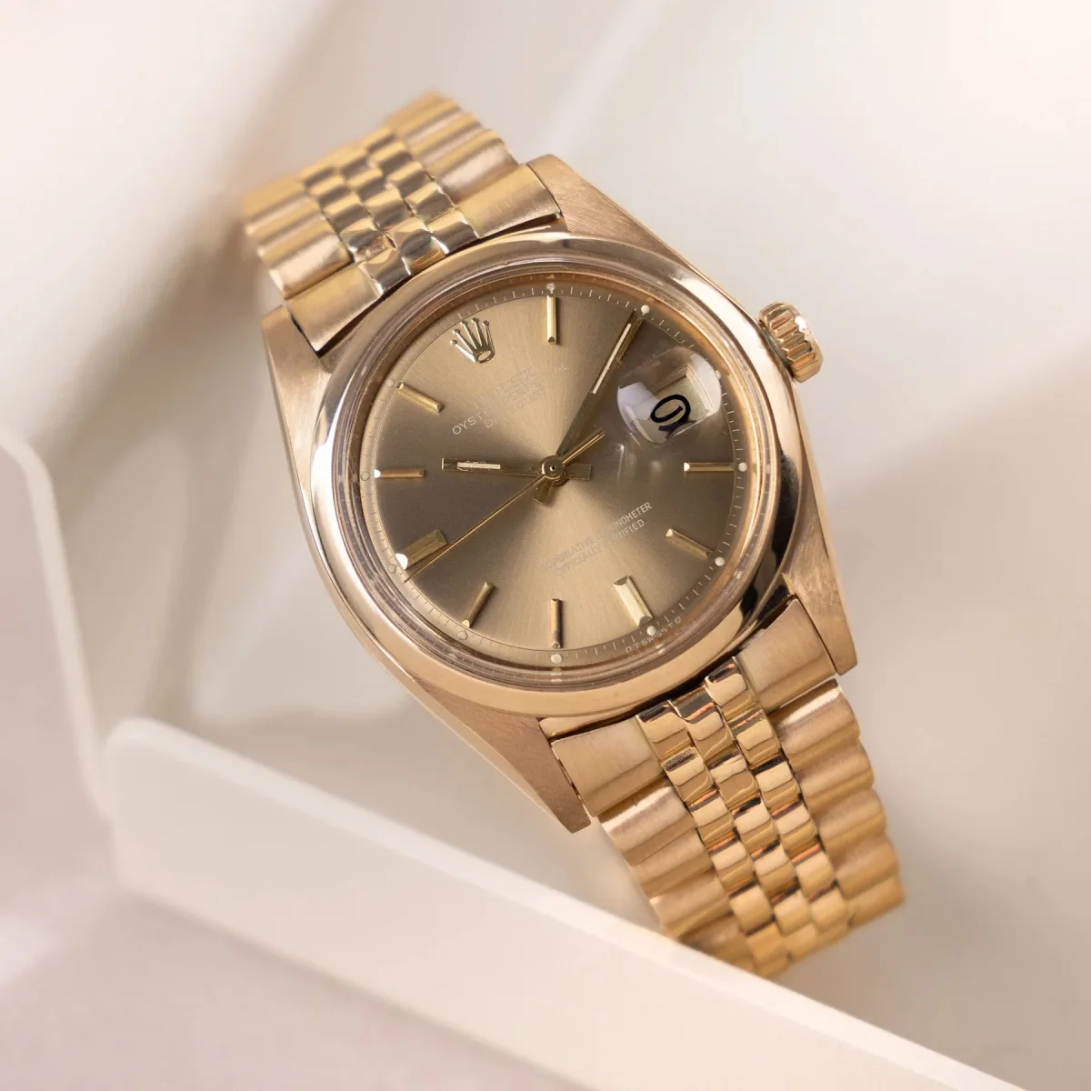 Rolex Datejust ref. 16238 on leather strap