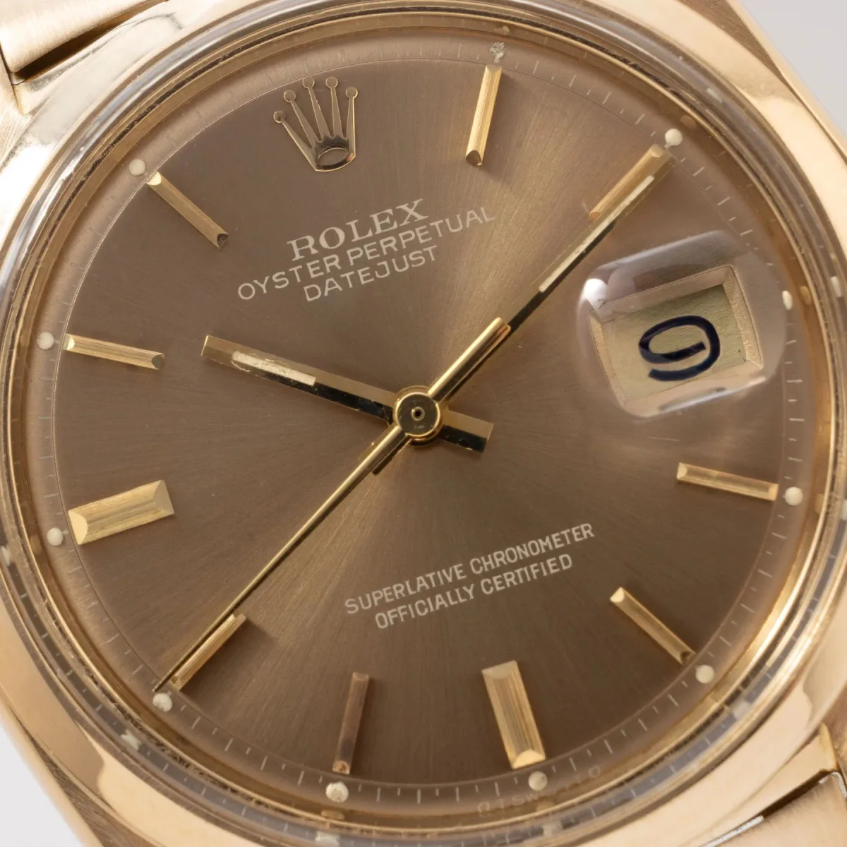 Rolex Datejust ref. 1600/8 with smooth bezel