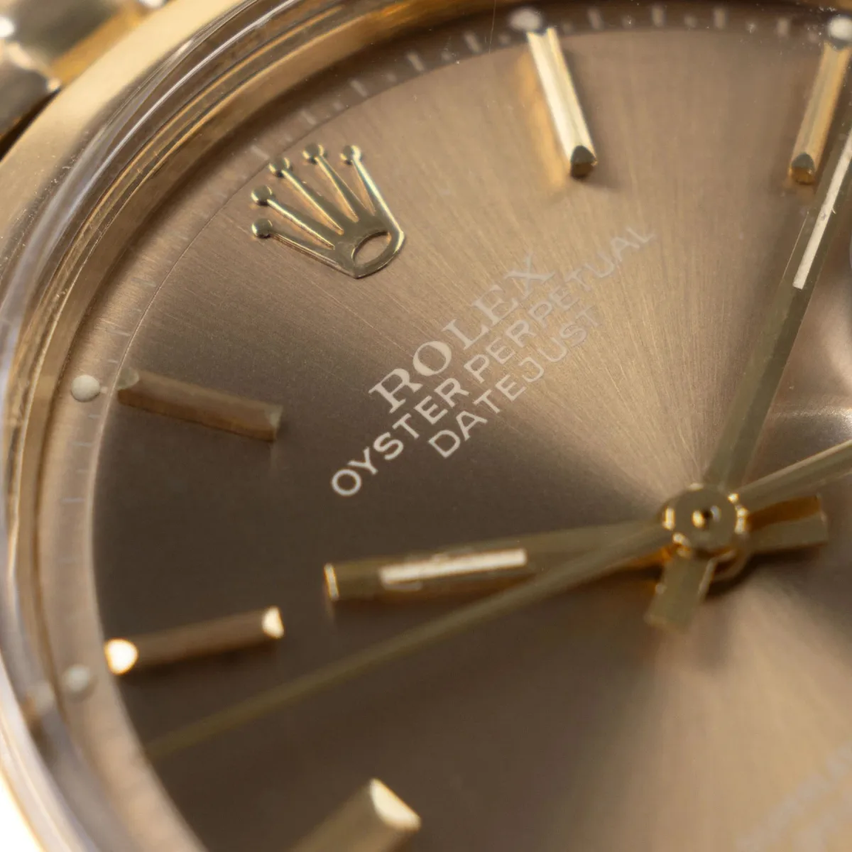 Rolex Datejust ref. 1600/8 on gold bracelet