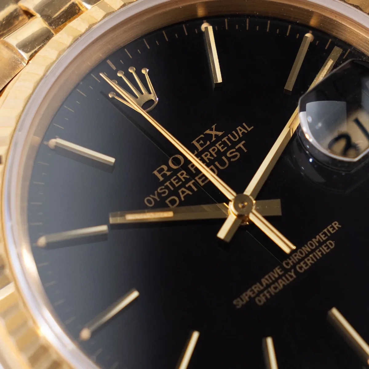Rolex Datejust ref. 16018 with smooth bezel