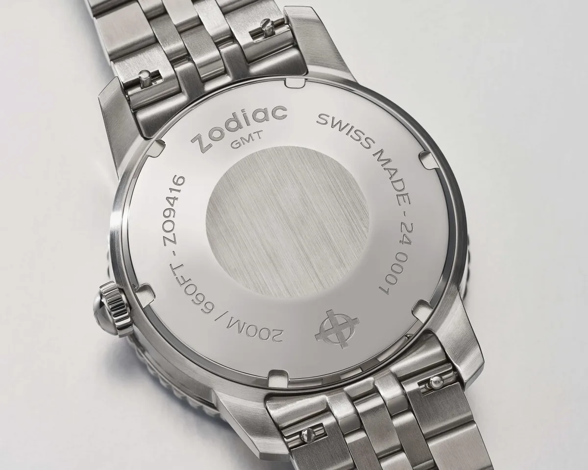 Zodiac Super Sea Wolf GMT with STP 7-20 GMT movement