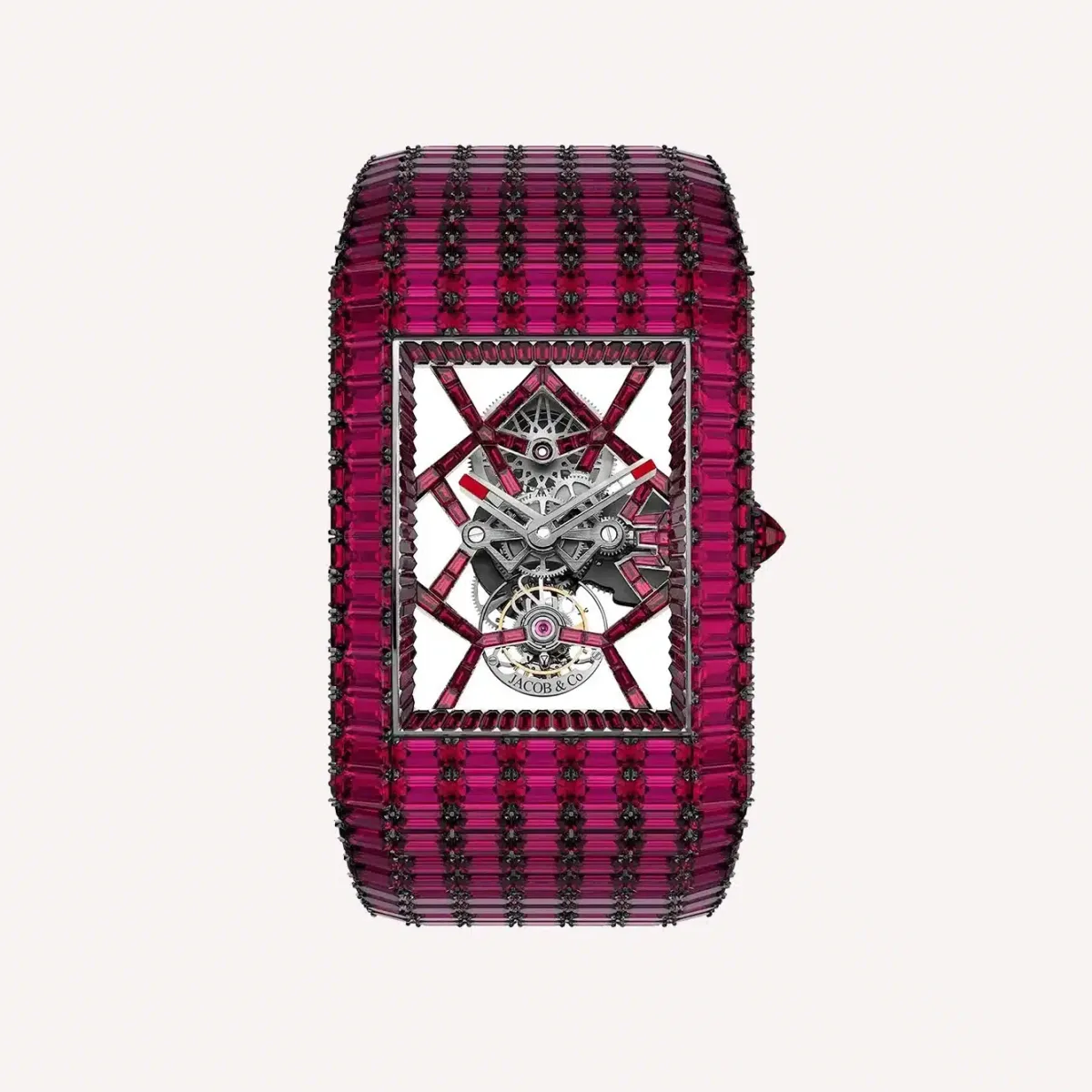 Jacob & Co. Billionaire Ruby Watch worn by Asher