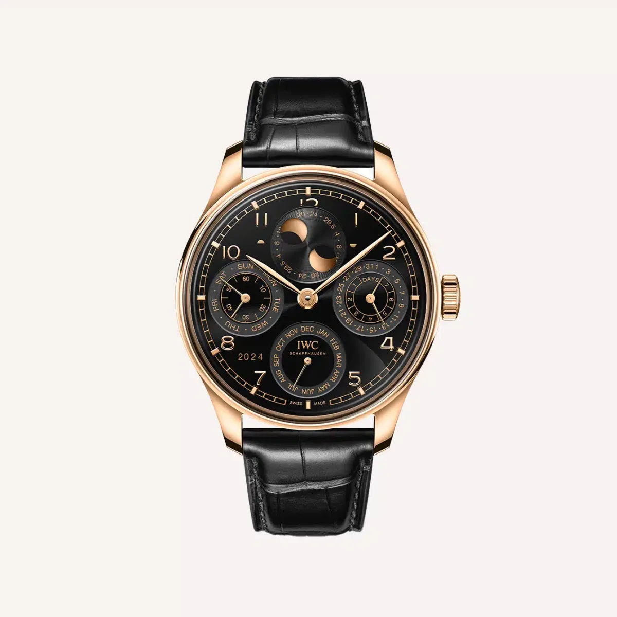 IWC Portugieser Perpetual Calendar worn by Colman Domingo