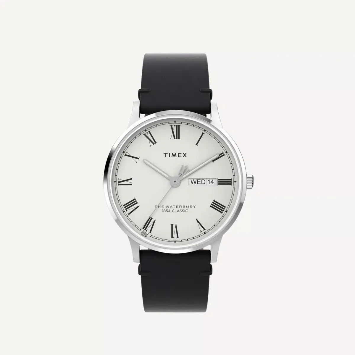 Timex Waterbury Classic watch with stainless steel case and Indiglo backlight