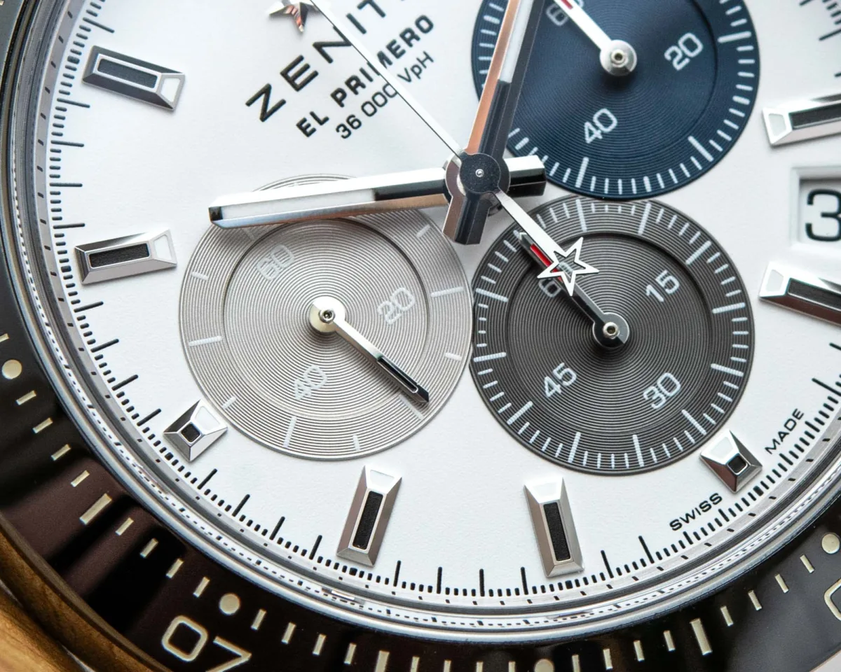 Zenith Chronomaster Sport pushers and crown