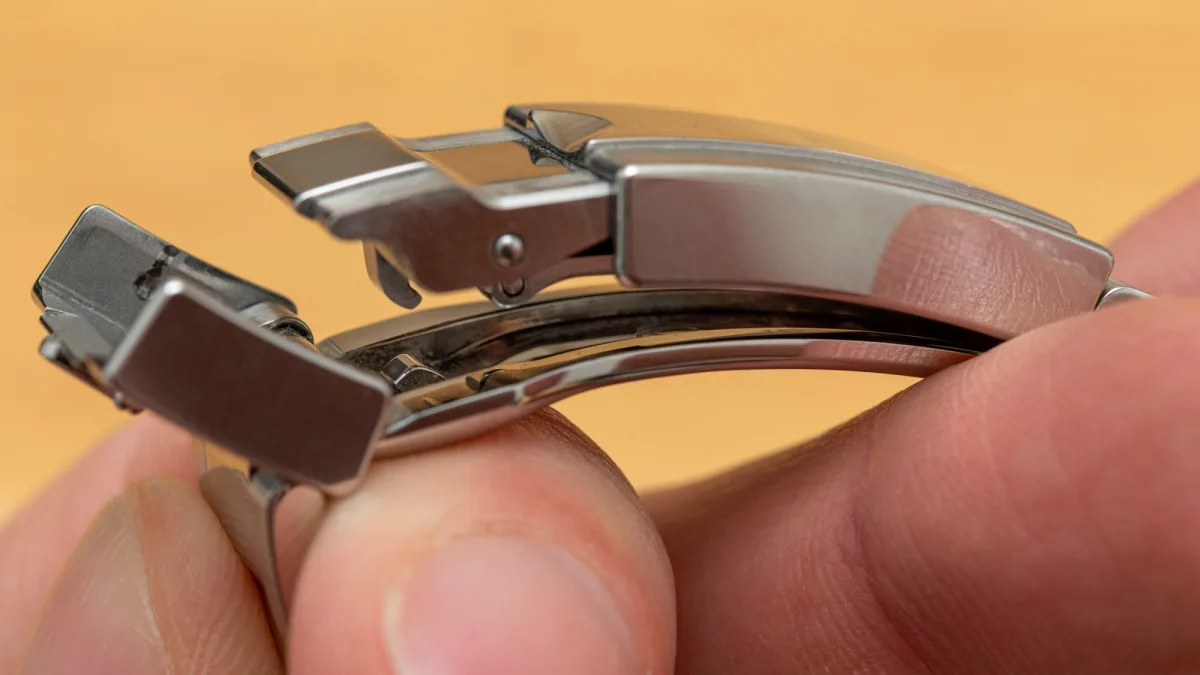 Close-up of Zenith Chronomaster Sport clasp