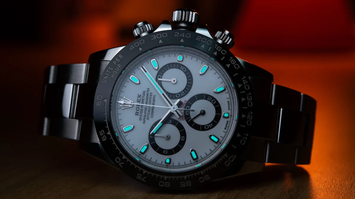Ceramic bezel of Zenith Chronomaster Sport