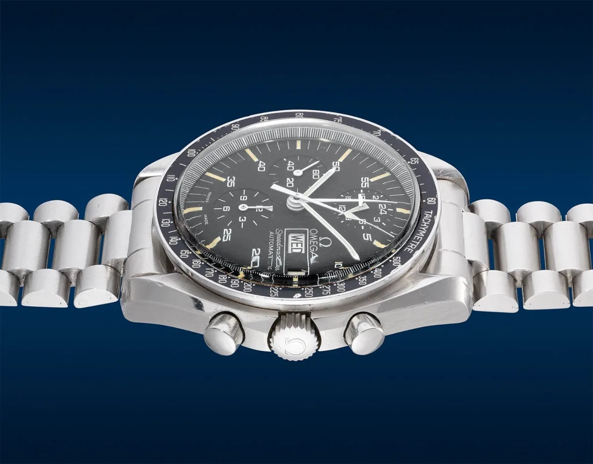 Diagram of Omega Speedmaster components