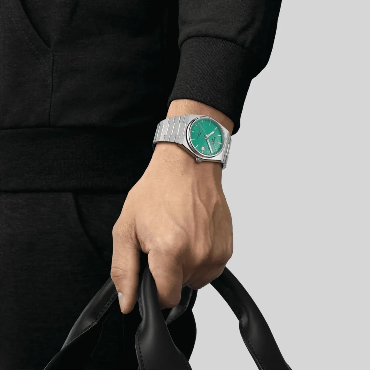 Tissot PRX Powermatic 80 with light green dial