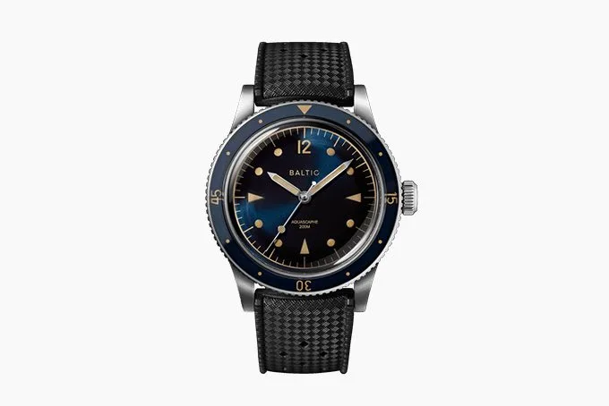 Baltic Aquascaphe watch with vintage diving aesthetics