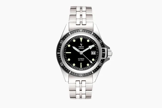 Yema Superman Heritage watch with vintage diving design