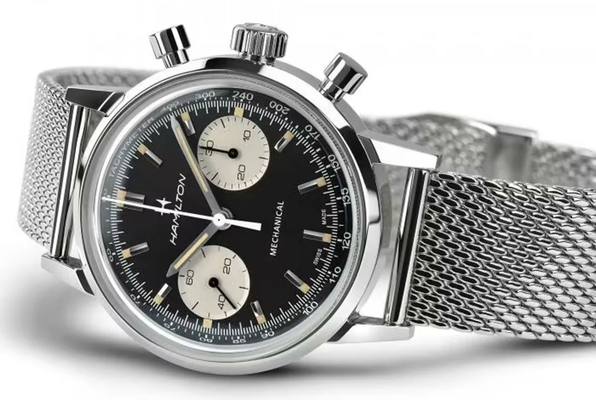 Hamilton American Classic Intra-Matic Chronograph H with hand-wound chronograph