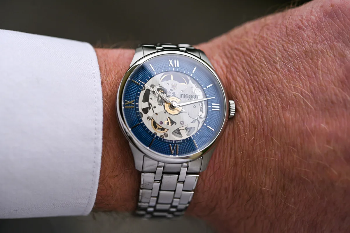Tissot Chemin des Tourelles Skeleton watch with skeleton dial