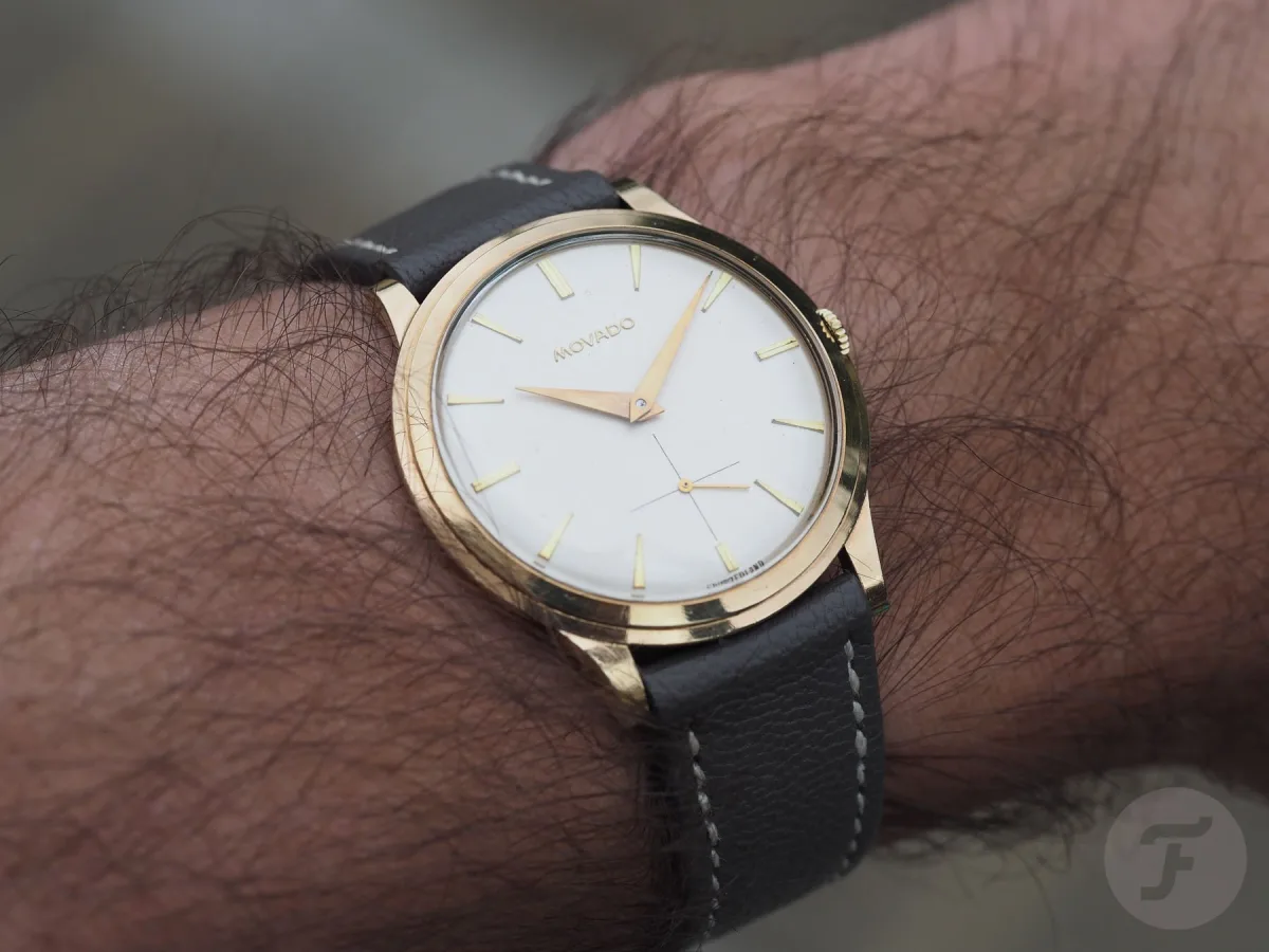 Movado Disco Volante with manual winding caliber 205