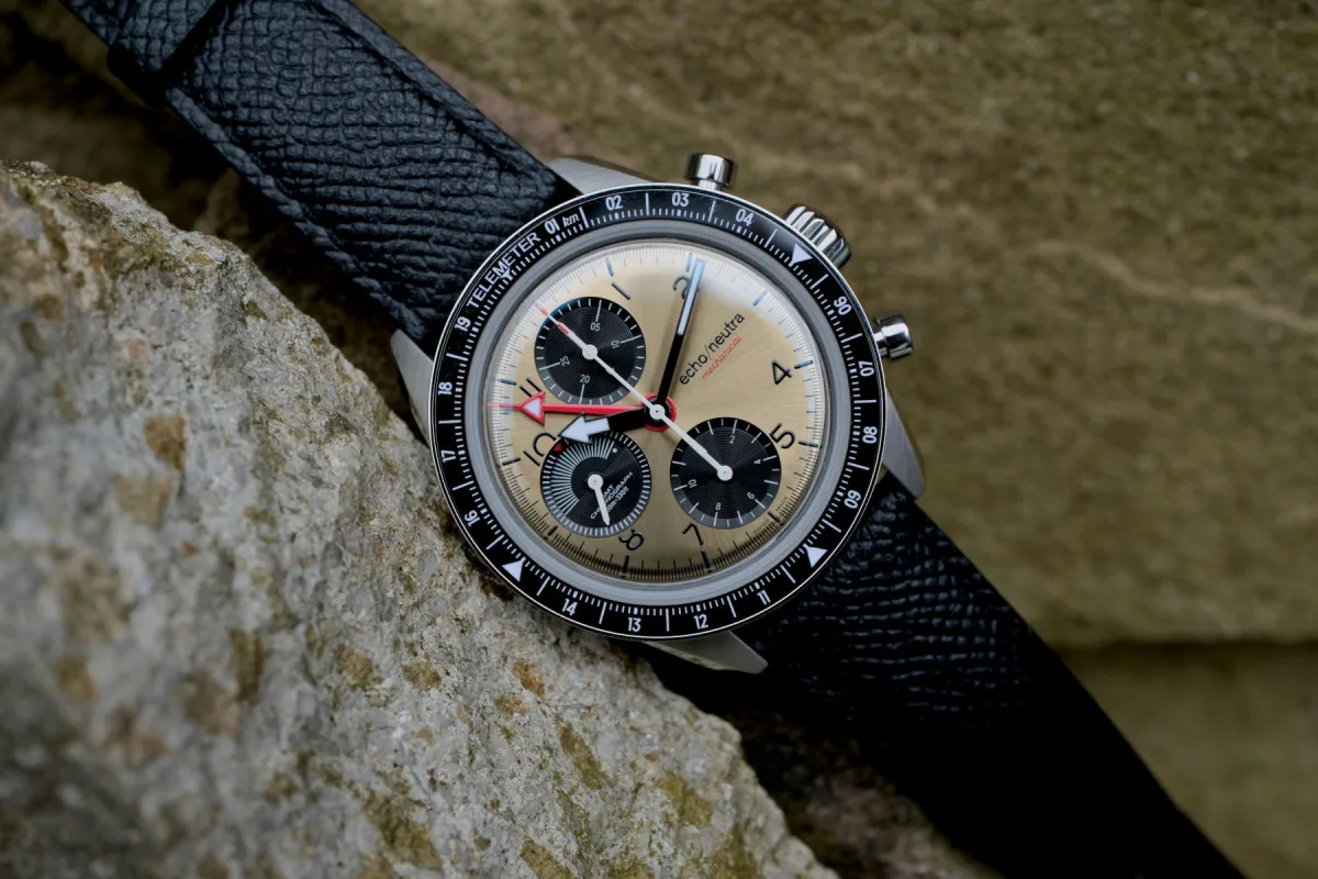Echo/Neutra Cortina 1956 Chrono GMT with tropical rubber strap