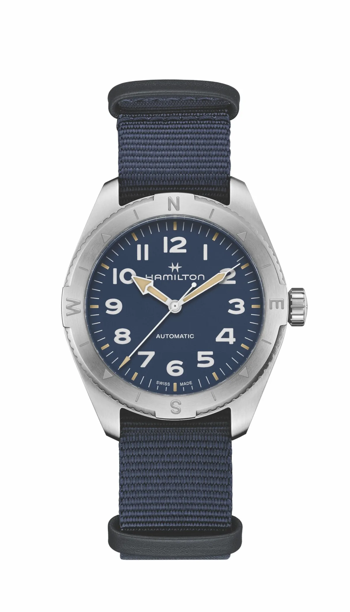 Close-up of Hamilton Khaki Field Expedition dial
