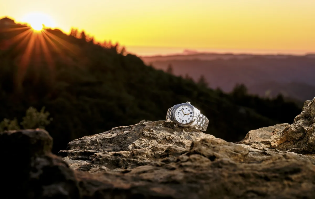 Hamilton Khaki Field Expedition with compass bezel