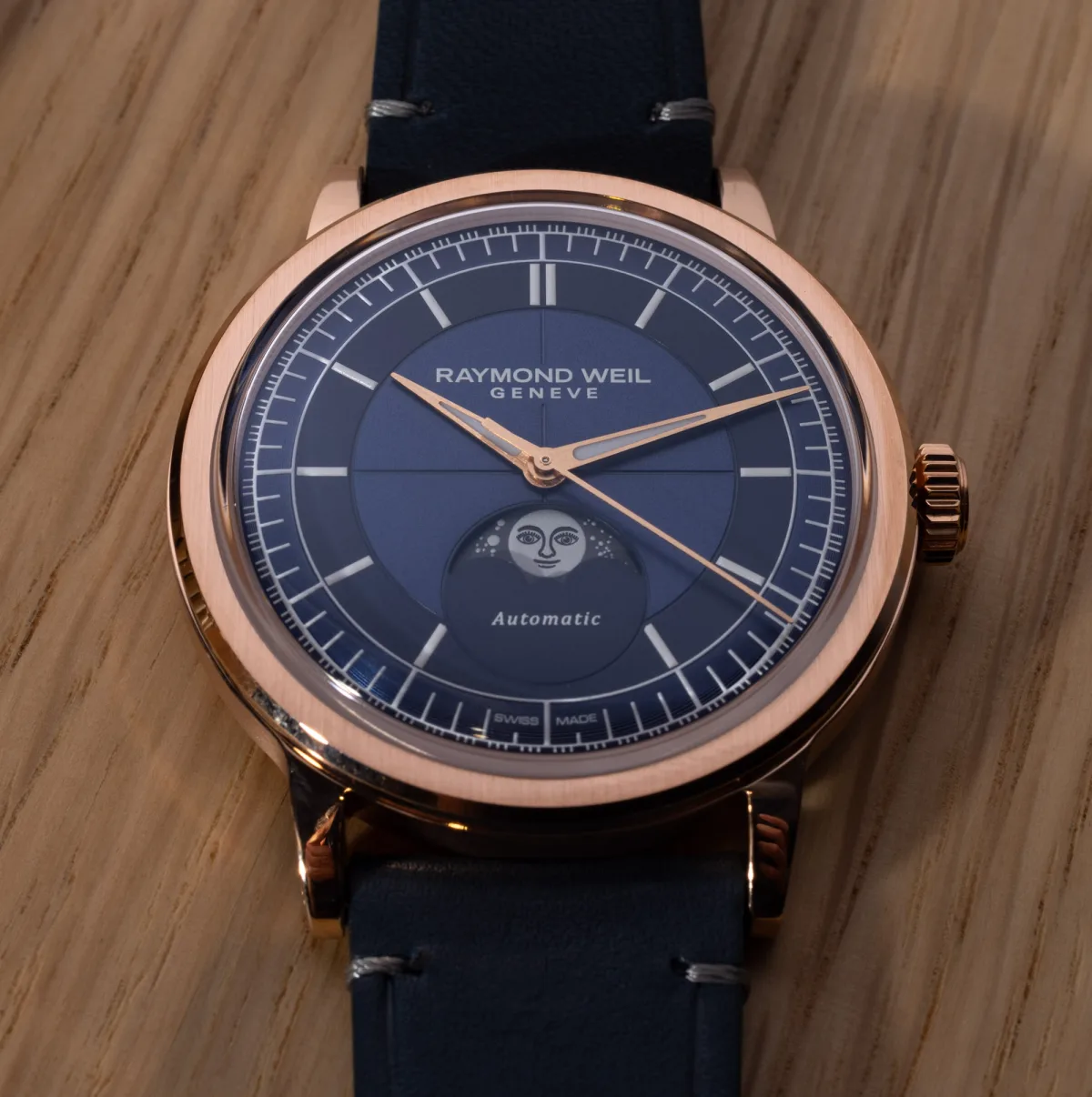 Raymond Weil Millesime Moon Phase 39.5mm with sapphire crystal