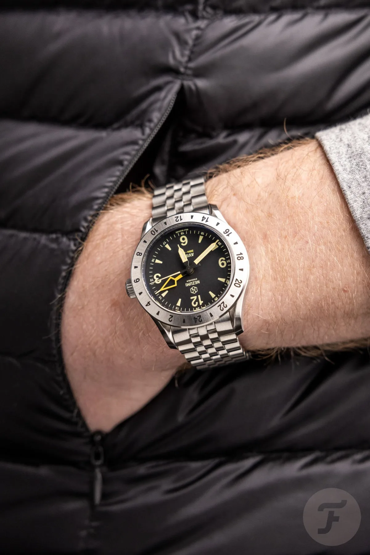 Nezumi Aviera GMT with Jubilee bracelet