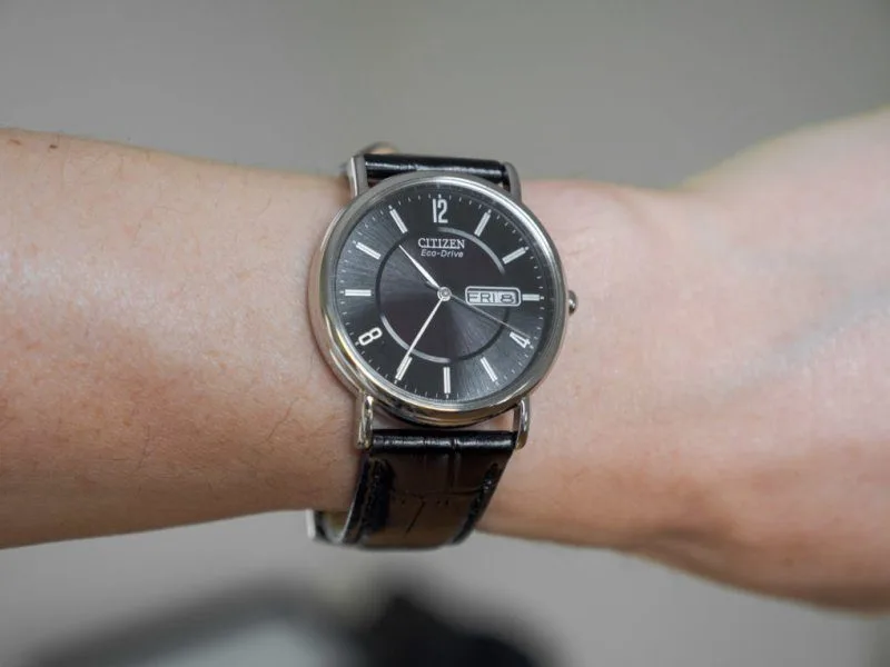 Tissot and Citizen watches side by side