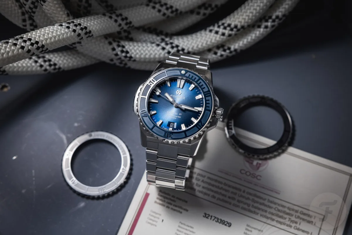 Formex Reef 39.5 watch with green dial