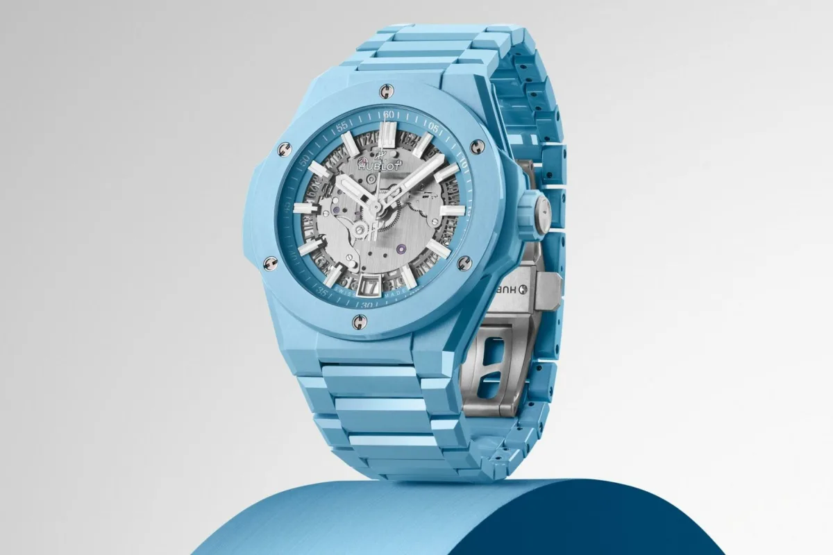 Hublot Big Bang Integrated Time Only Sky Blue Ceramic watch