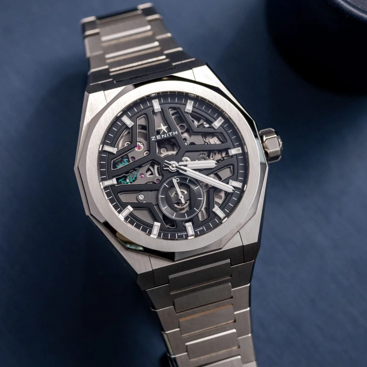 Zenith Defy Skyline Skeleton close-up