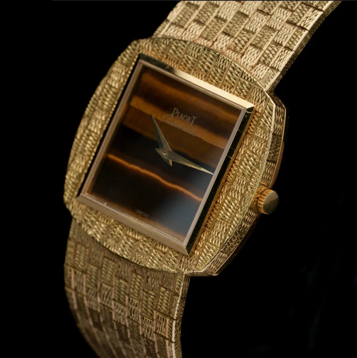 Piaget ref. 12461 with tiger's eye dial