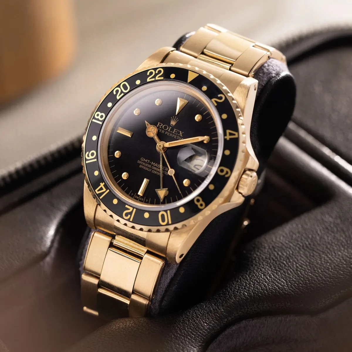 Close-up of Rolex GMT-Master ref. 1675/8