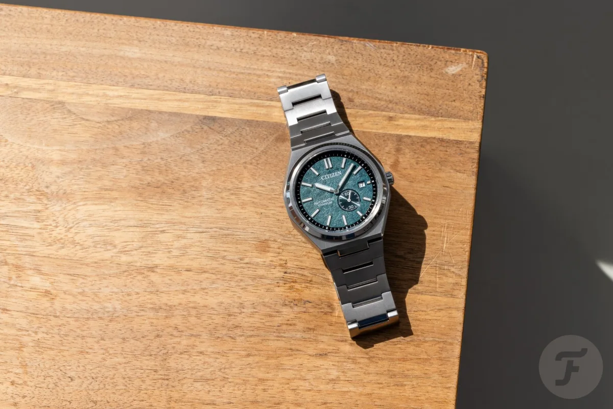 Citizen Super Titanium Automatic Small Seconds model with panda dial