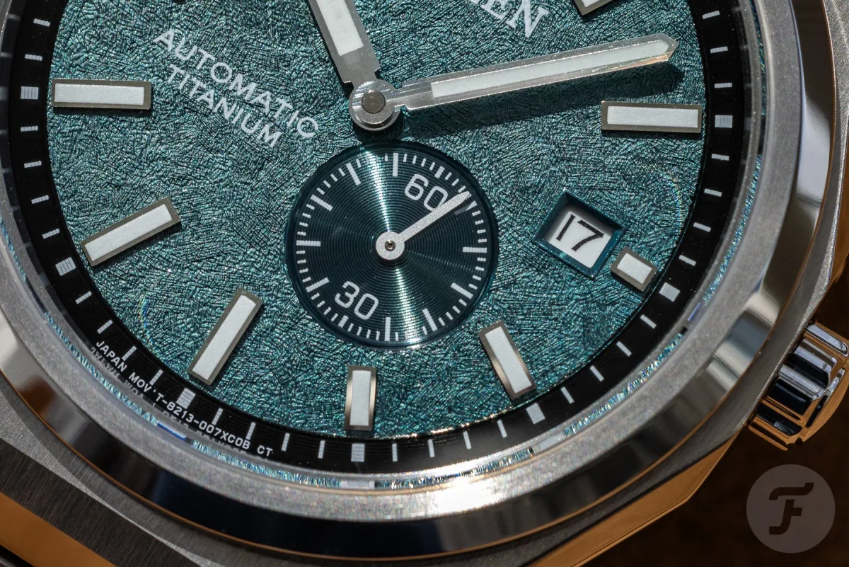 Citizen automatic caliber 8213-21A visible through sapphire caseback