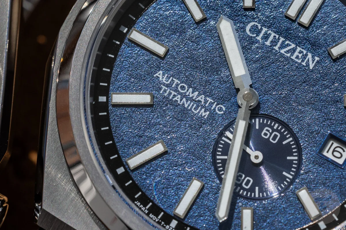 Citizen Super Titanium Automatic Small Seconds on wrist