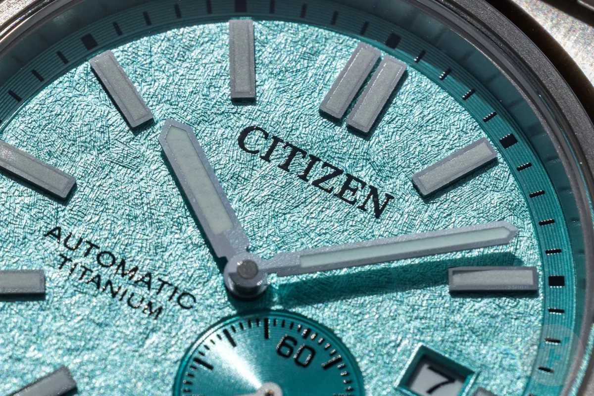 Four dial color options for Citizen Super Titanium Automatic Small Seconds