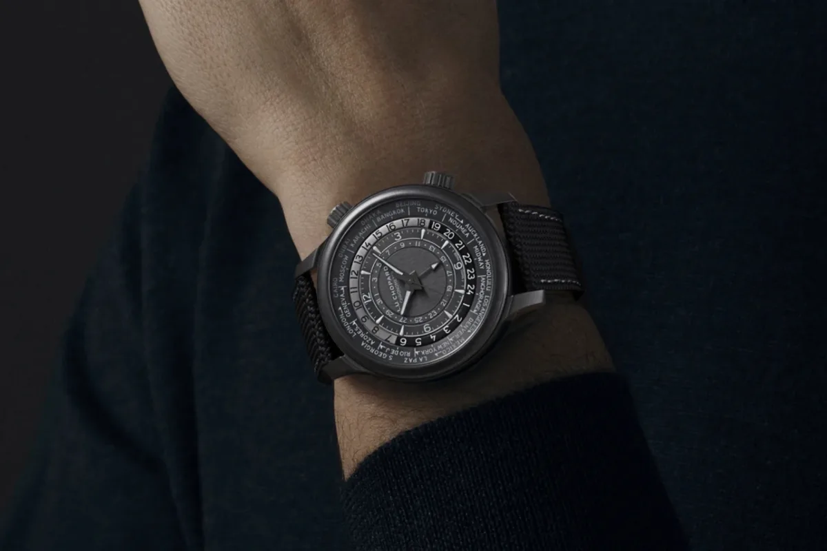 Chopard L.U.C Time Traveller One Black watch with concentric dial design