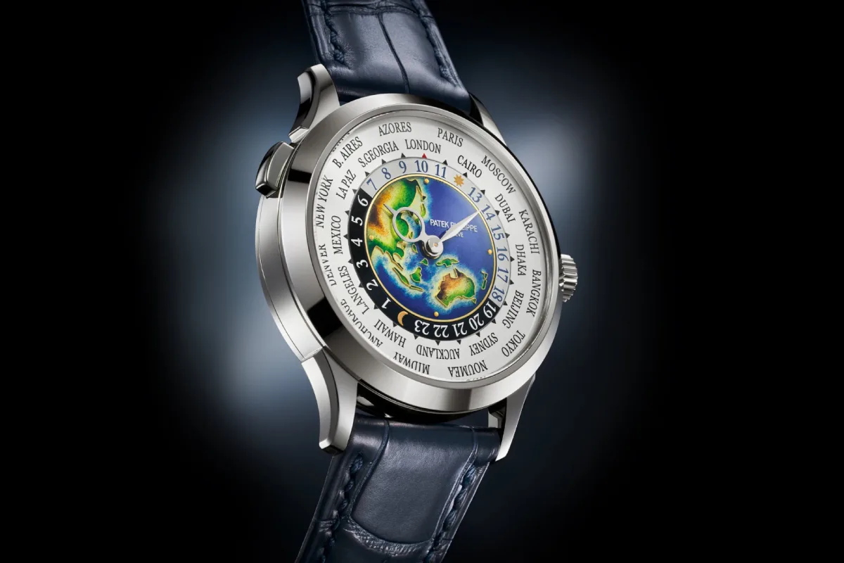 Patek Philippe Complications 5231G watch with cloisonné enamel dial