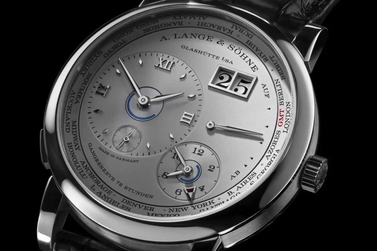 A. Lange & Söhne Lange 1 Time Zone watch with complex dial design