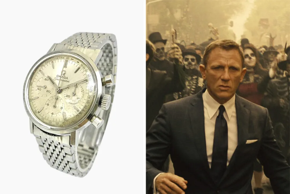 Vintage Omega Chronograph Caliber 321 worn by Daniel Craig in Spectre