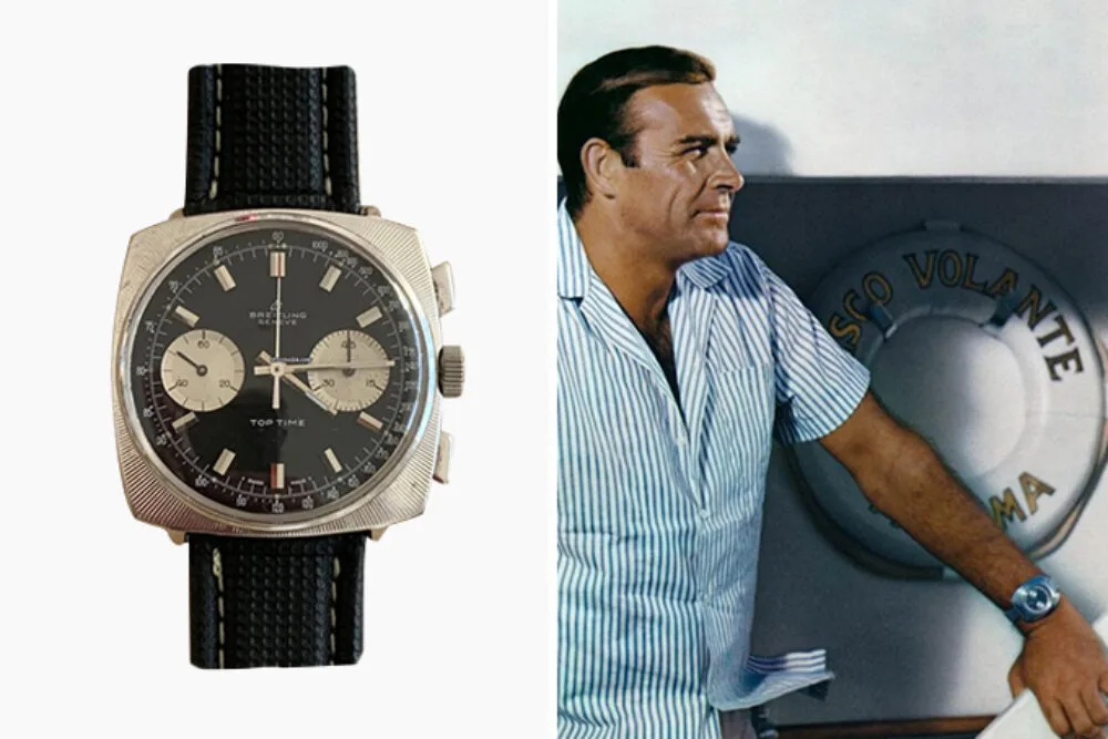Breitling Top Time chronograph with Geiger counter from Thunderball