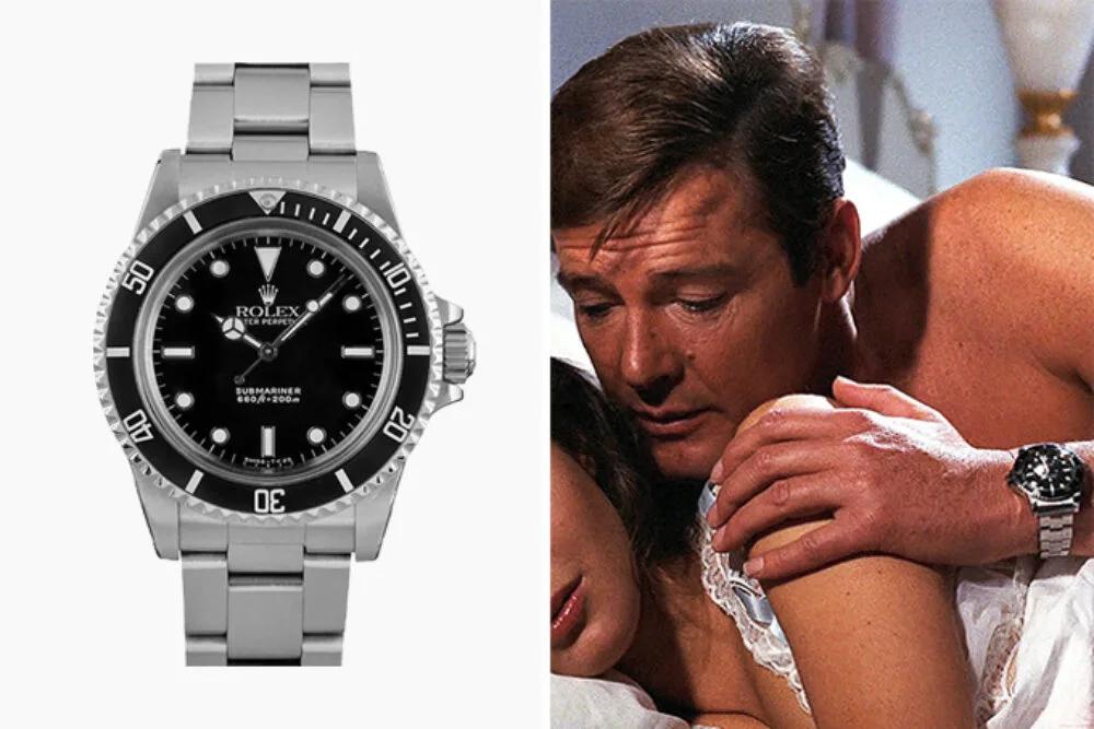 Rolex Submariner 5513 worn by Roger Moore in Live and Let Die