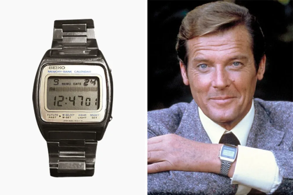 Seiko M354 Memory watch used by Bond in Moonraker