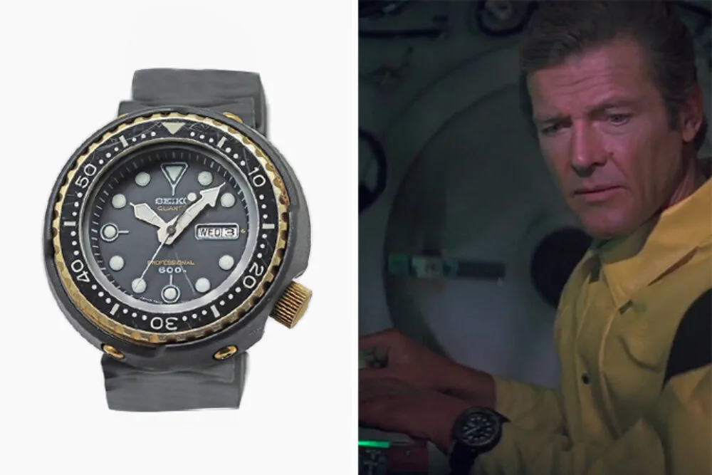 Seiko 7549-7009, known as Tuna Can, worn in For Your Eyes Only