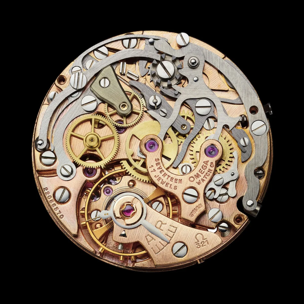 Prototype of Fleury FXR-4 chronograph movement