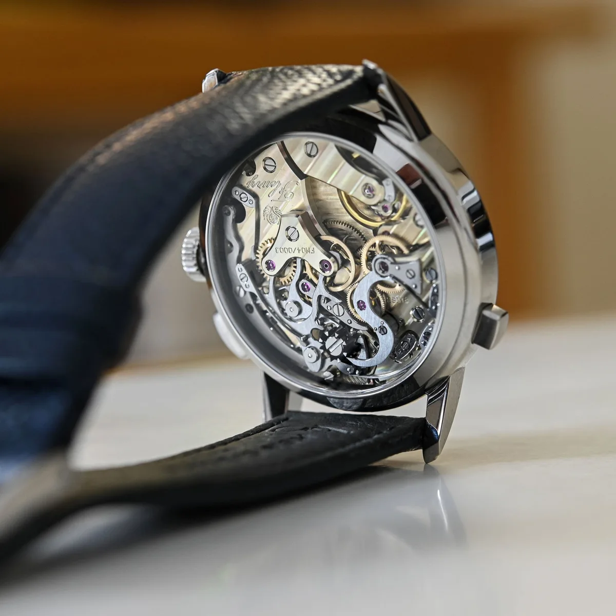 Detailed view of Fleury FXR-4 movement components
