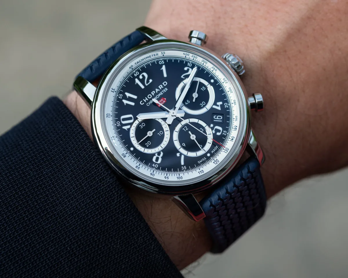 Chopard Mille Miglia Classic Chronograph JX7 steel composition