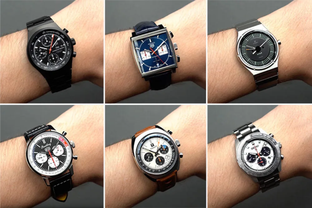 Testing car-inspired racing watches