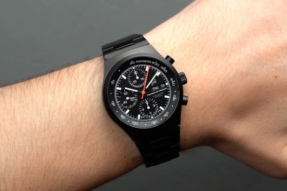 Close-up of Porsche Design Chronograph 1