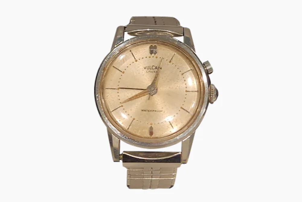 Vulcain Cricket mechanical wristwatch with alarm