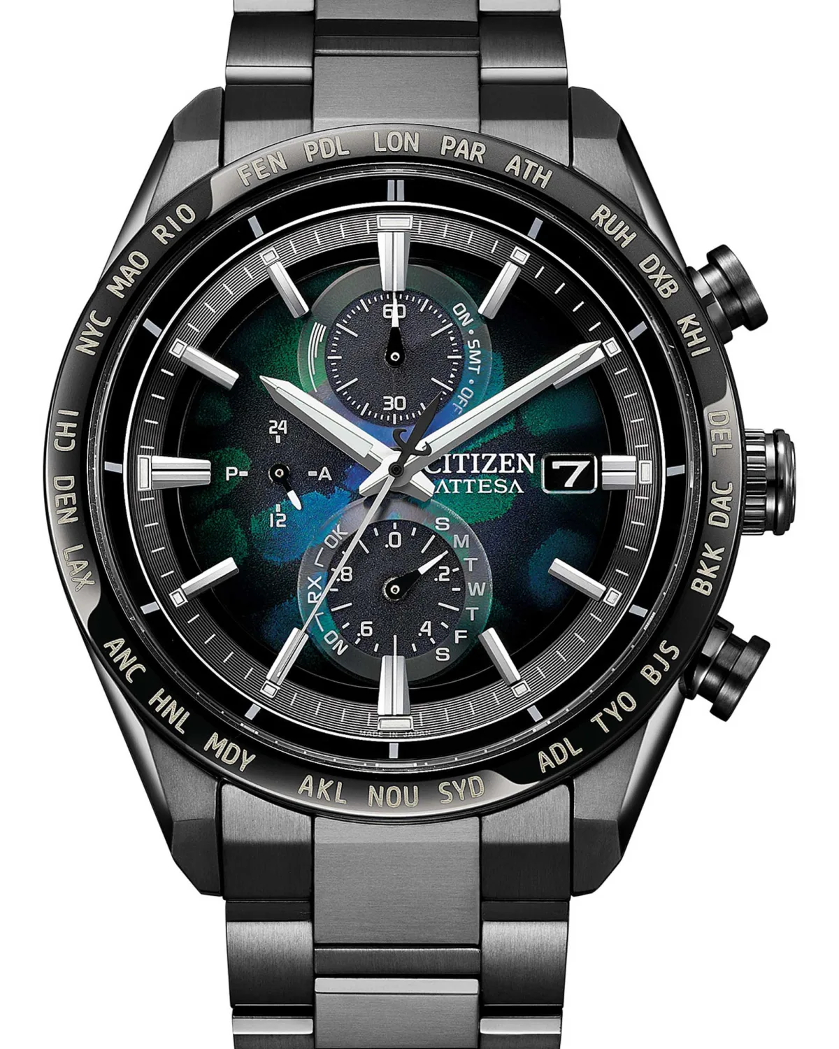 Citizen Attesa Layers of Time Eco-Drive Radio Controlled AT8286-65E