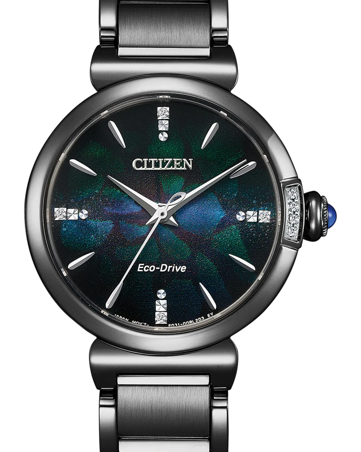 Citizen L Mae Layers of Time EM1067-53E with diamond accents